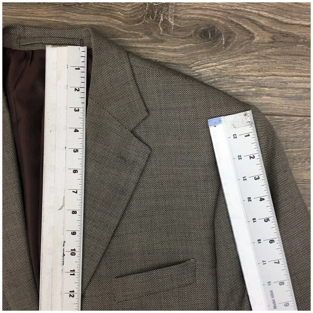 TAILORBYRD Mens Blazer Sport Coat‎ Casual Jacket Size 44L Wool Suit Tailored